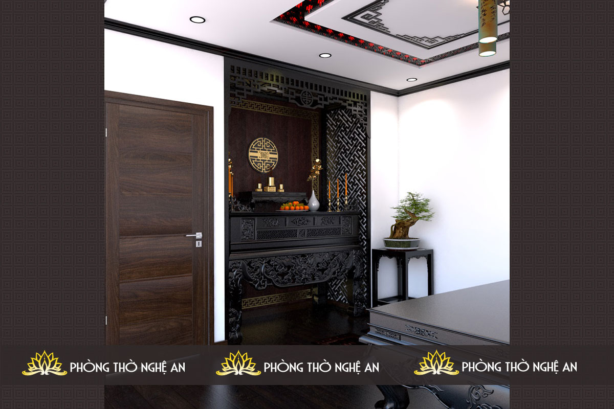 V&aacute;ch CNC ngăn ph&ograve;ng thờ