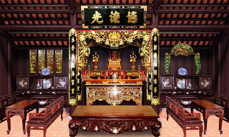 Tư vấn thiết kế nh&agrave; thờ d&ograve;ng họ, từ đường duy tr&igrave; truyền thống thờ c&uacute;ng tổ ti&ecirc;n
