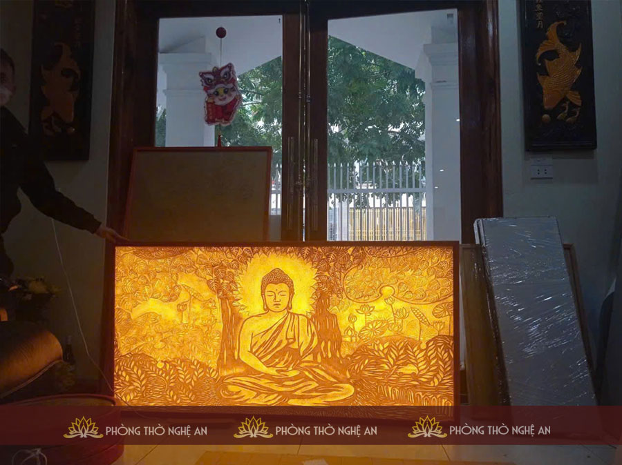 Tranh tr&uacute;c chỉ ph&ograve;ng thờ tại Tp Vinh Nghệ An