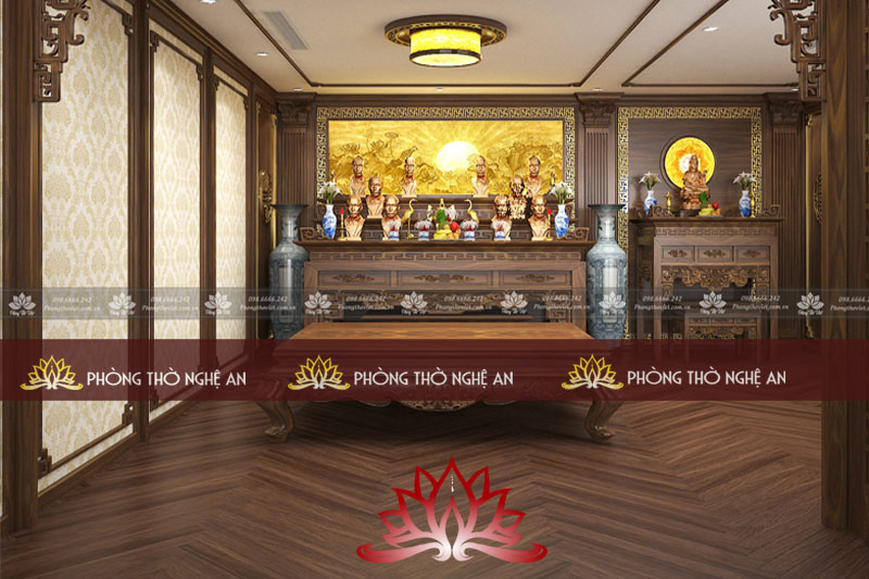 Thi c&ocirc;ng v&aacute;ch ph&ograve;ng thờ tại nghệ an