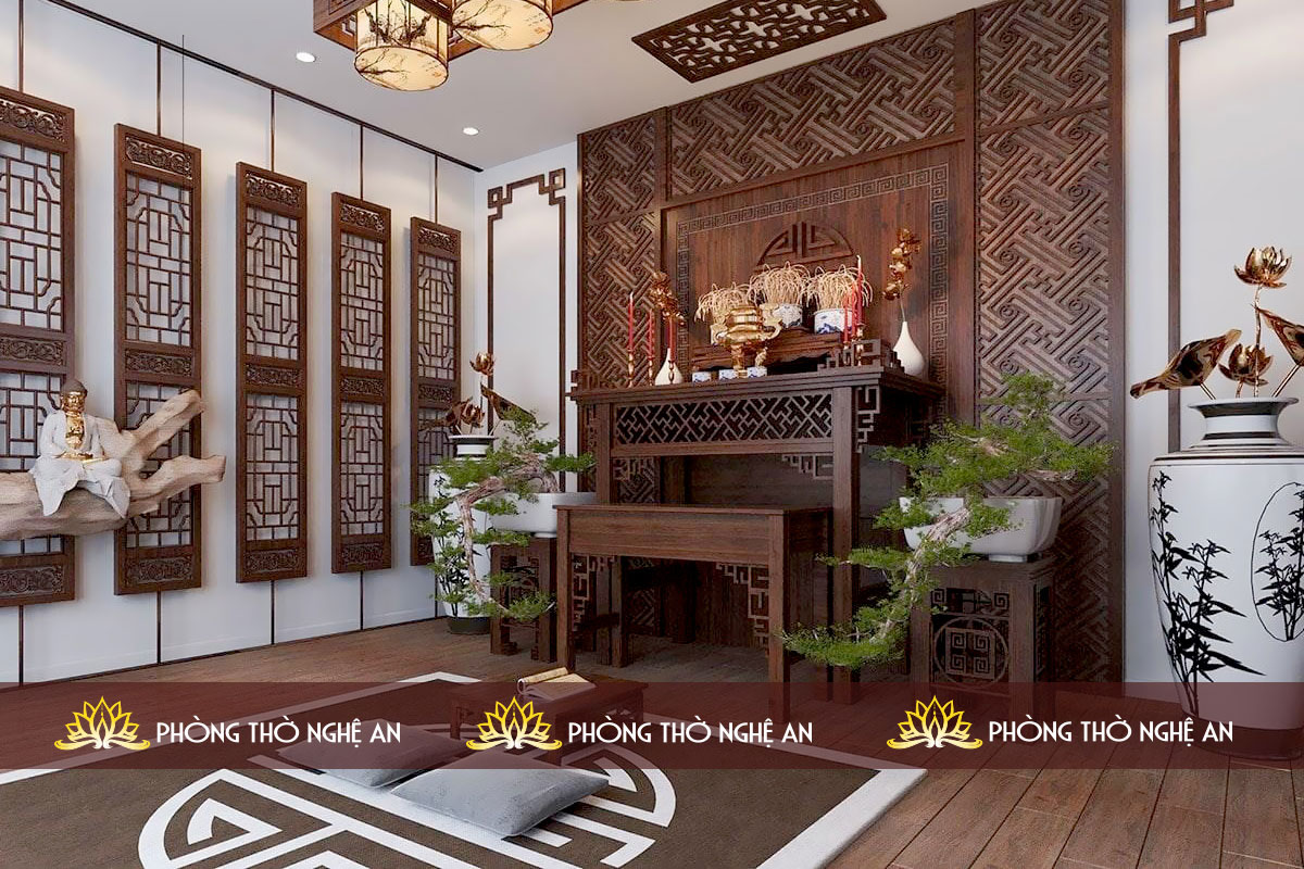Thiết kế ph&ograve;ng thờ Nghệ An